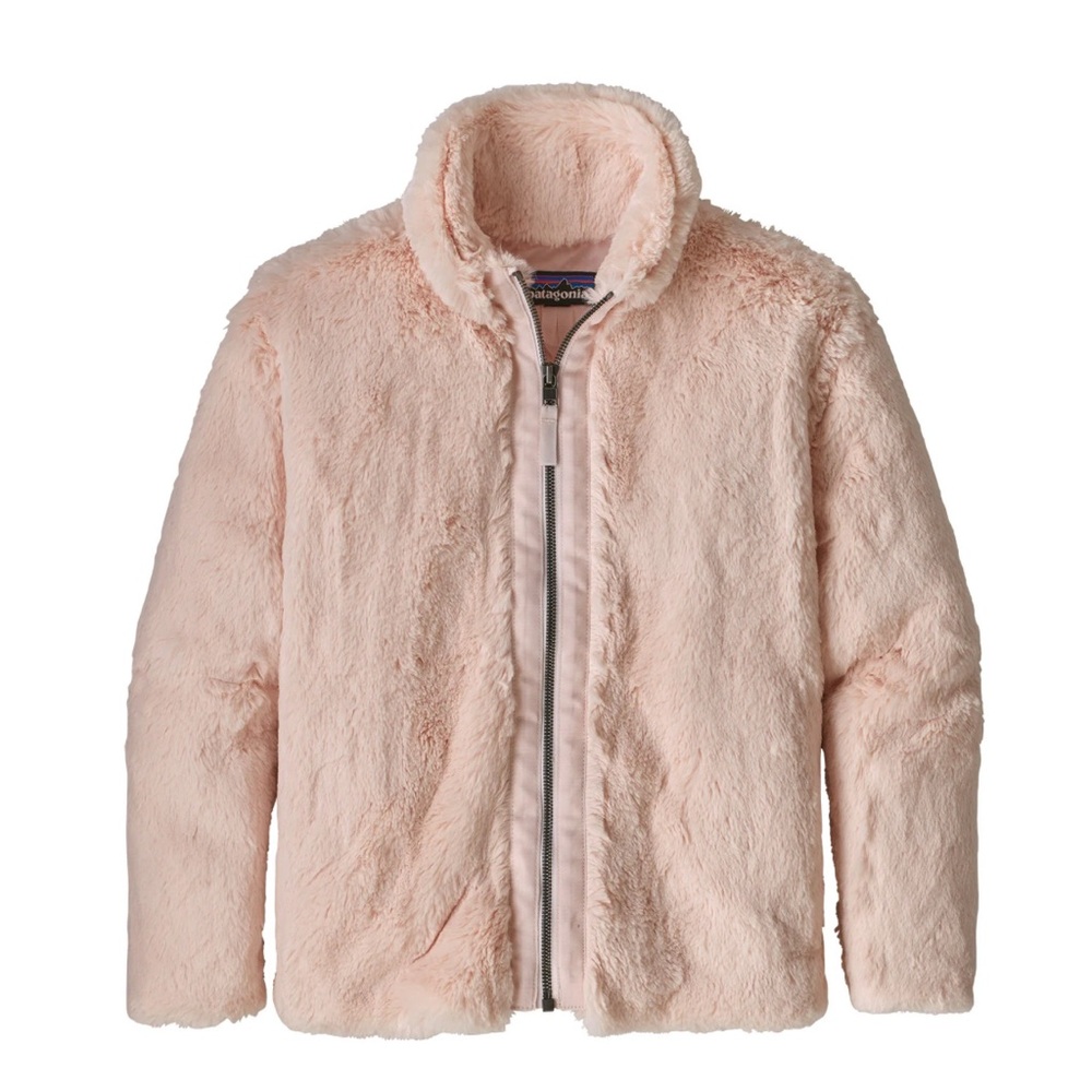 Patagonia Full Zip girls pink Lunar Frost Jacket Girls S 68595